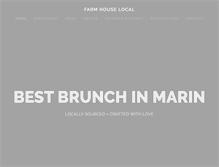 Tablet Screenshot of farmhouselocal.com